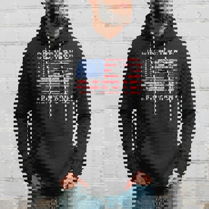 Gods Children Are Not For Sale American Flag Gods Children Hoodie Gifts for Him