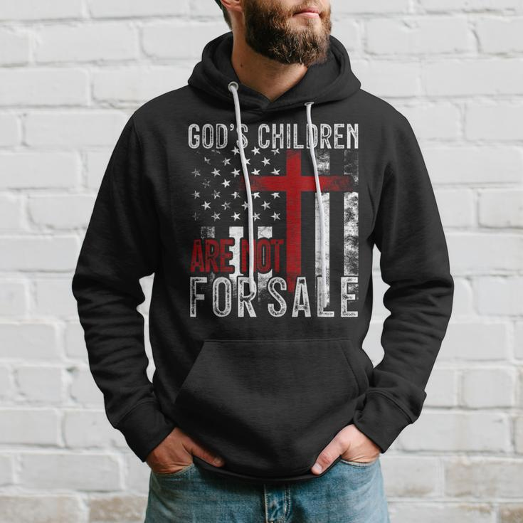 Gods Children Are Not For Sale Funny Political Political Funny Gifts Hoodie Gifts for Him