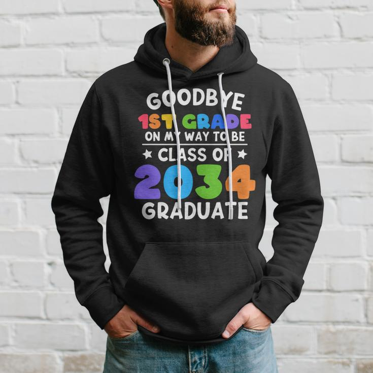 Goodbye 1St Grade Class Of 2034 Graduate 1St Grade Cute Hoodie Gifts for Him