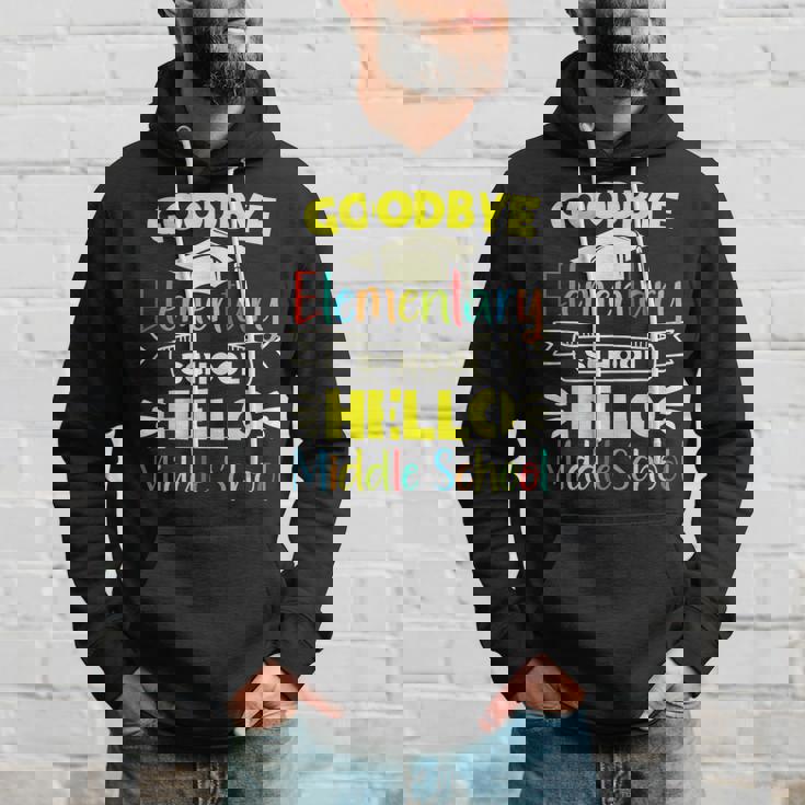 Goodbye Elementary School Graduation To Middle School Hoodie Gifts for Him