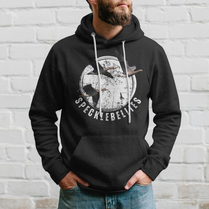 Goose Hunting Specklebellies Bar Belly Goose Hoodie Gifts for Him