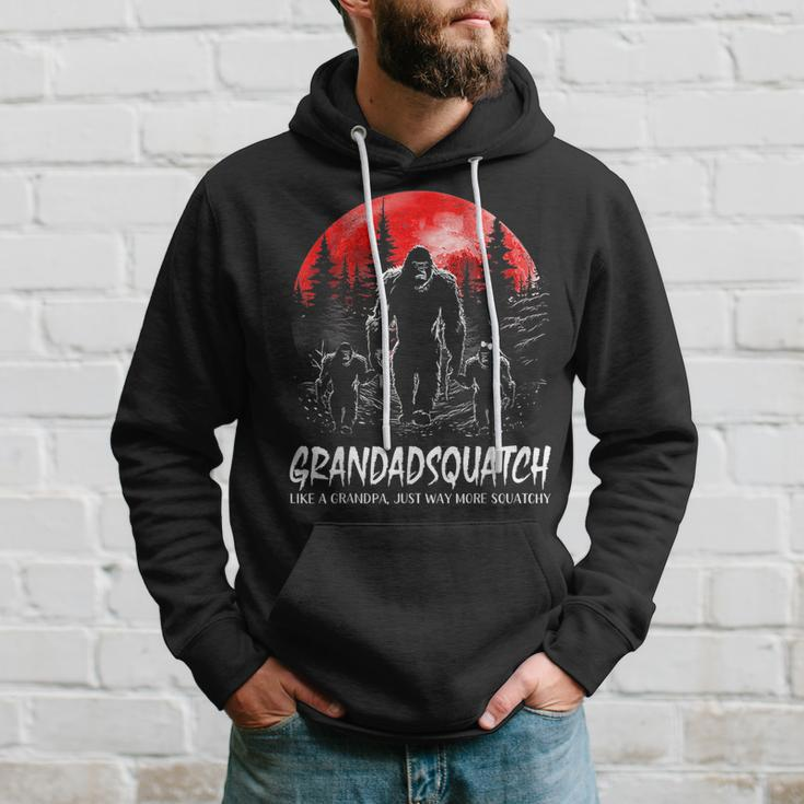Grandad Squatch Funny Bigfoot Dad Sasquatch Yeti Fathers Day Gift For Mens Hoodie Gifts for Him
