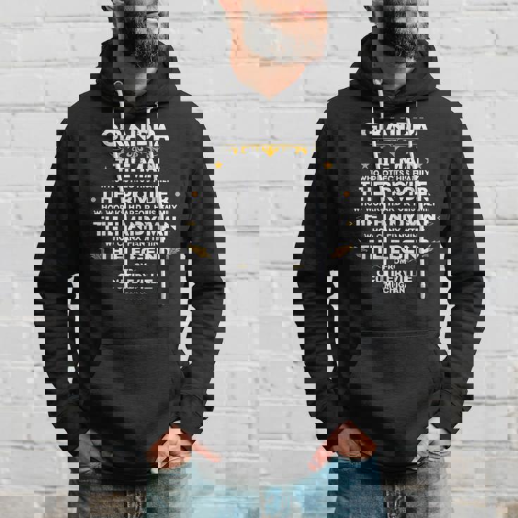 Grandpa Family Quote Usa City Cutlerville Michigan Hoodie Gifts for Him