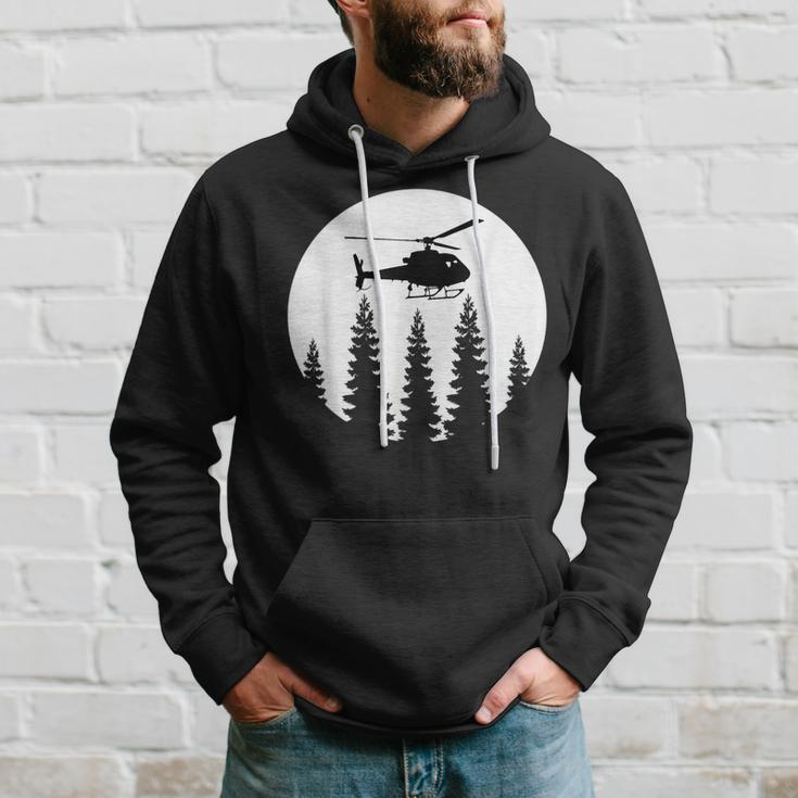 Great Helicopter Pilot Retro Gift Men Hoodie Gifts for Him