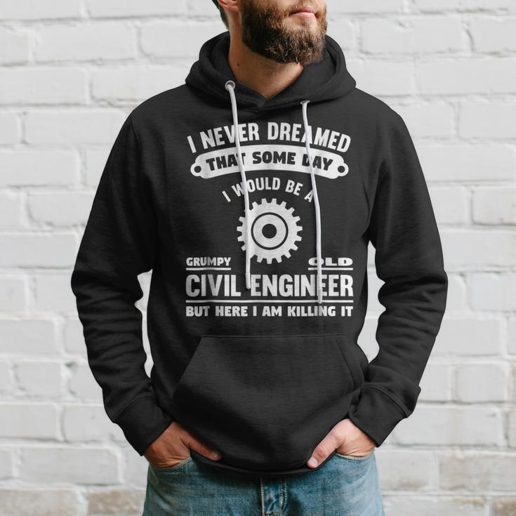 Grumpy Old Civil Engineer Gift Gift For Mens Hoodie Gifts for Him