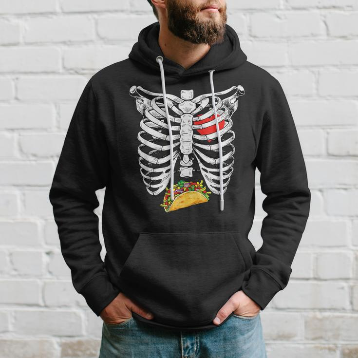 Halloween Dad Skeleton Costume Taco Matching Couple Hoodie Gifts for Him