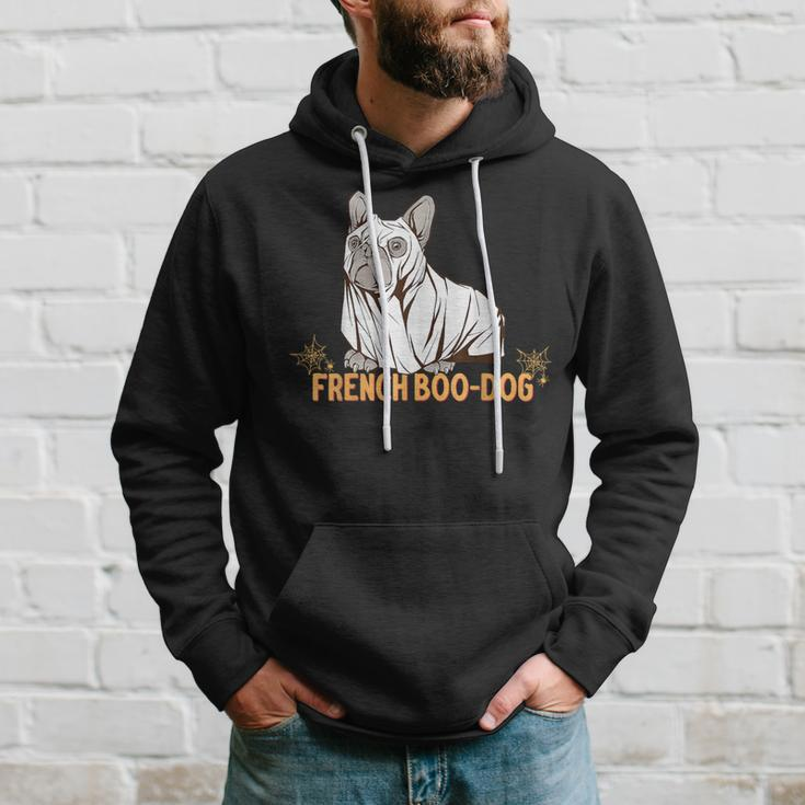 Halloween French Bulldog Dog Frenchie Spooky Ghost Hoodie Gifts for Him