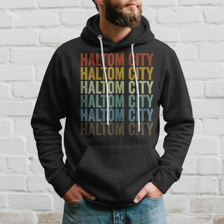 Haltom City City Retro Hoodie Gifts for Him