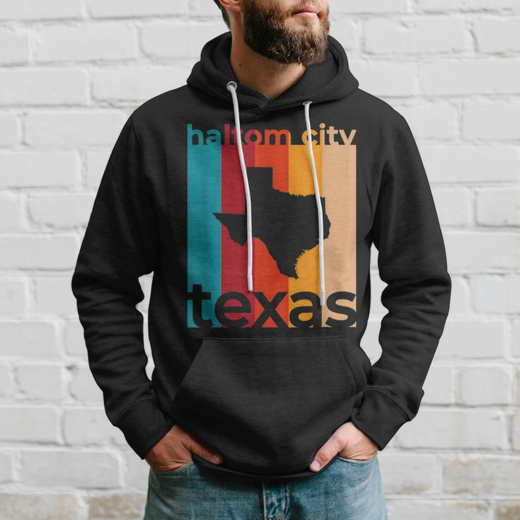 Haltom City Texas Souvenirs Retro Tx Hoodie Gifts for Him