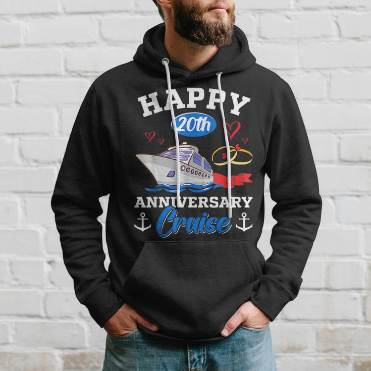 Happy 20Th Anniversary Cruise Funny Wedding Anniversary Hoodie Gifts for Him