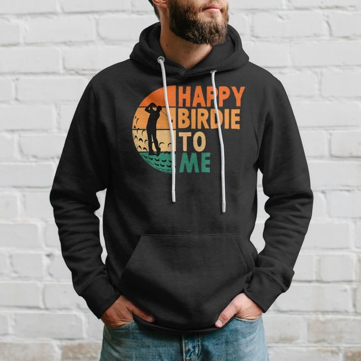 Happy Birdie To Me Golf Golfing Golfer Funny Player Birthday Hoodie Gifts for Him