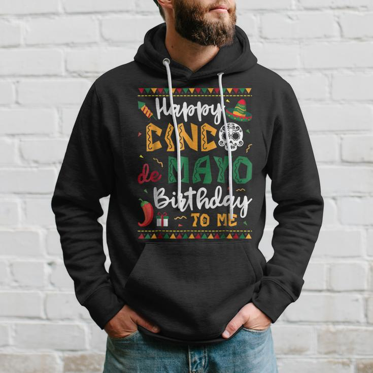Happy Cinco De Mayo Birthday To Me Born In May Gifts Hoodie Gifts for Him