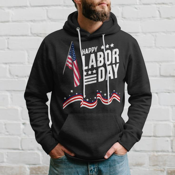 Happy Labor Day Graphic For American Workers Hoodie Gifts for Him