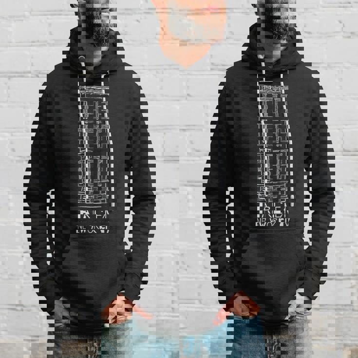 Harlem Manhattan Nyc Brownstone Hoodie Gifts for Him Harlem Manhattan Nyc Brownstone Hoodie Gifts for Him