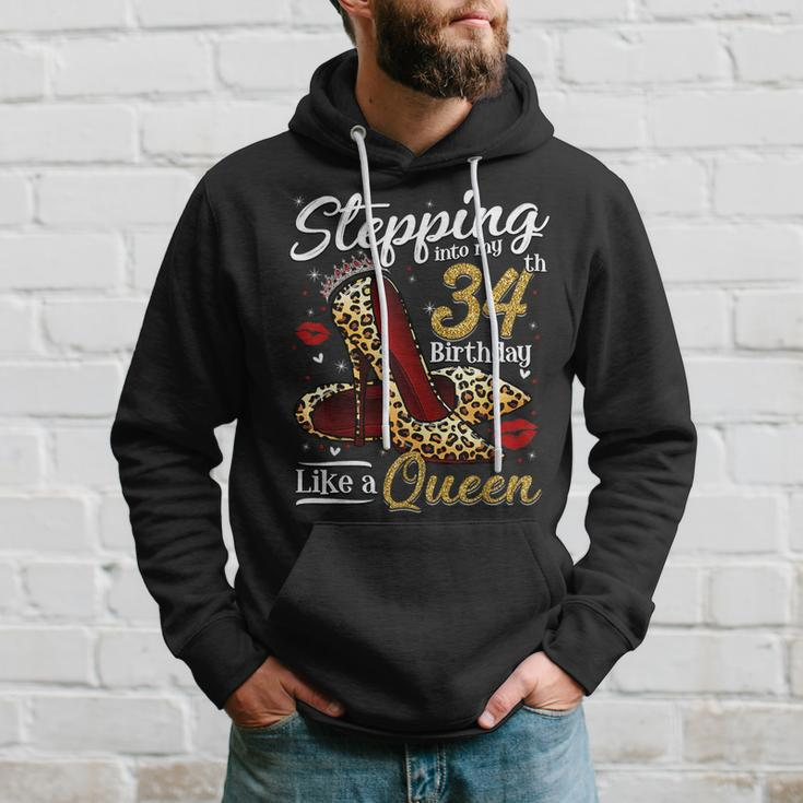 High Heels Stepping Into My 34Th Birthday 34 And Fabulous Hoodie Gifts for Him