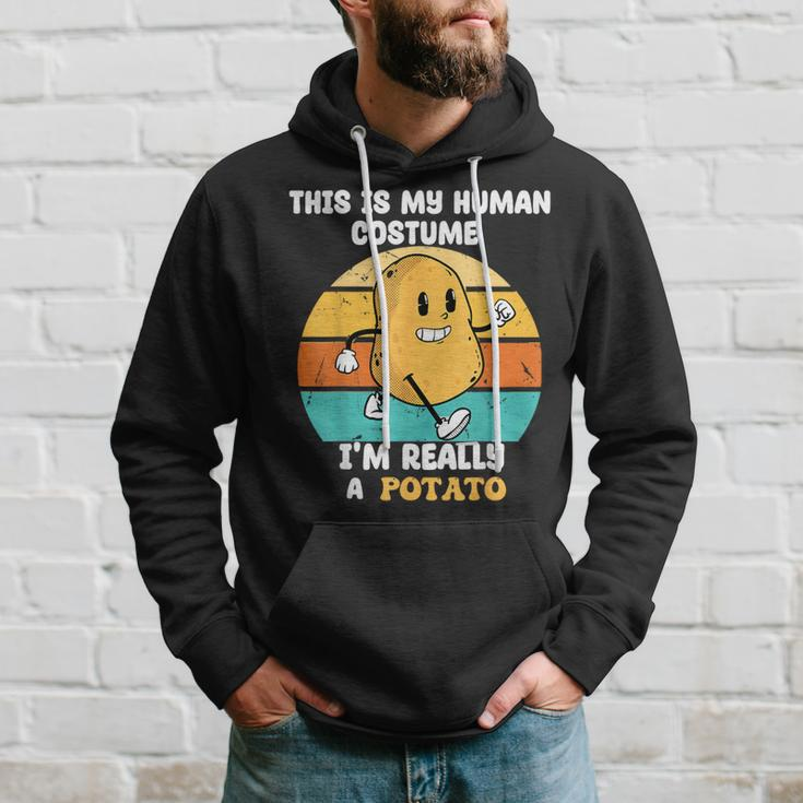 This Is My Human Costume I'm Really A Potato Pretend Potato Hoodie Gifts for Him