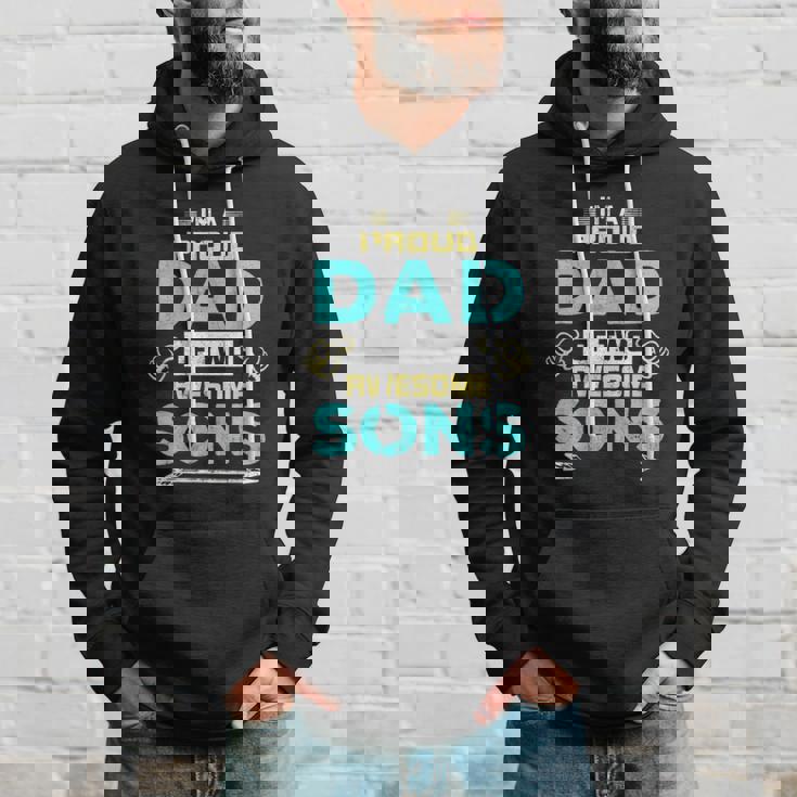 I Am Proud Dad Of Two Awesome Sons Hoodie Gifts for Him