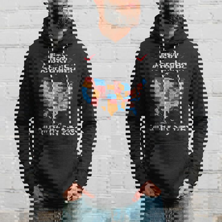 I Did It Visit All 50 Usa States Design Road Trip Vacation Usa Funny