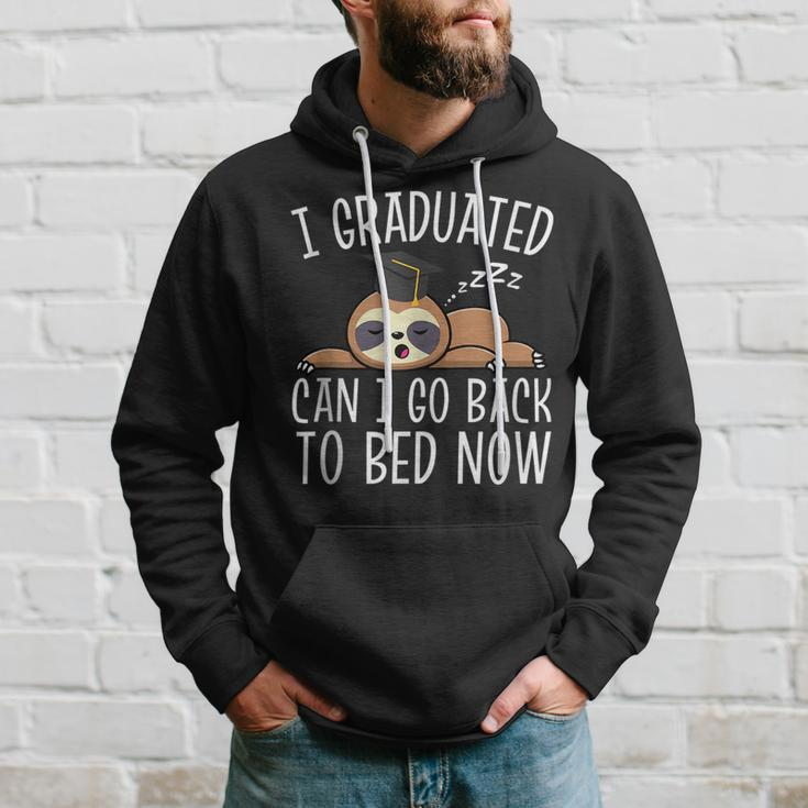 I Graduated Can I Go Back To Bed Now Humor Congratulations Hoodie Gifts for Him
