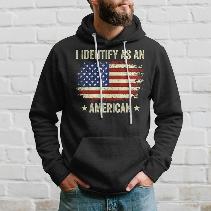 I Identify As An American Proud American Hoodie Gifts for Him
