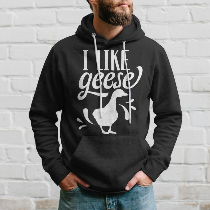 I Like Geese Owner Lover Goose Animal Hoodie Gifts for Him