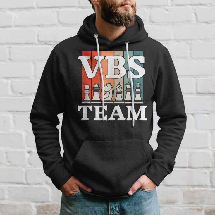 I Love Vbs 2023 Chess Game Vacation Bible School Knight Hoodie Gifts for Him
