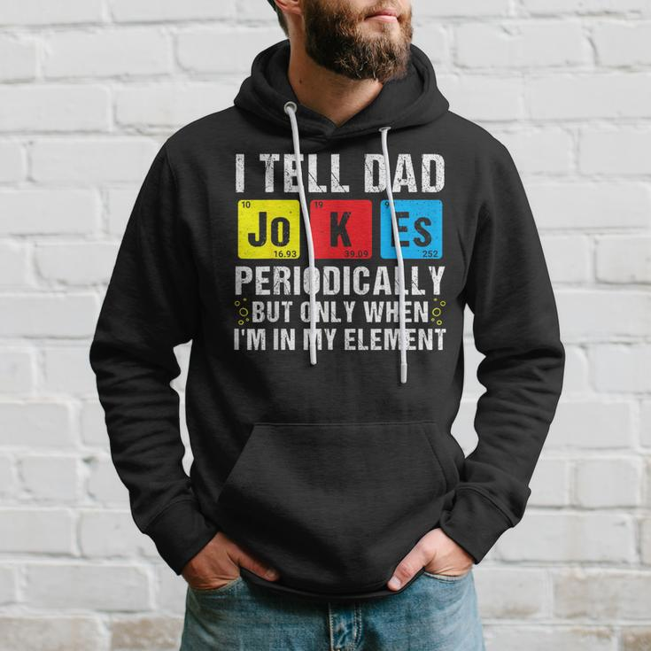 I Tell Dad Jokes Periodically Funny Daddy Jokes Fathers Day Hoodie Gifts for Him