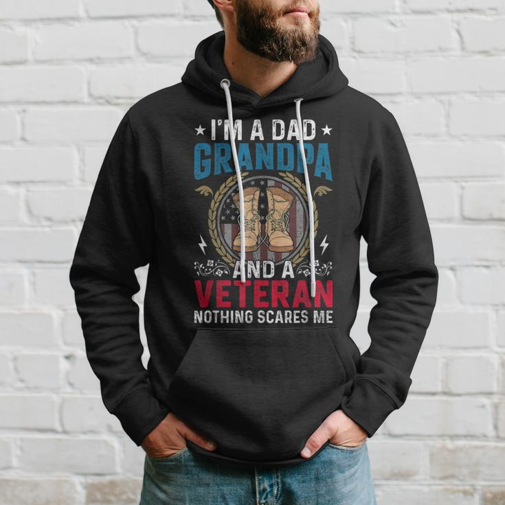 Im A Dad Grandpa Veteran Fathers Day Gift For Dad Papa Hoodie Gifts for Him