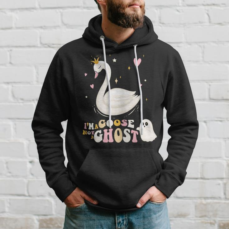 Im A Goose Not A Ghost Funny Cool Animal Hoodie Gifts for Him