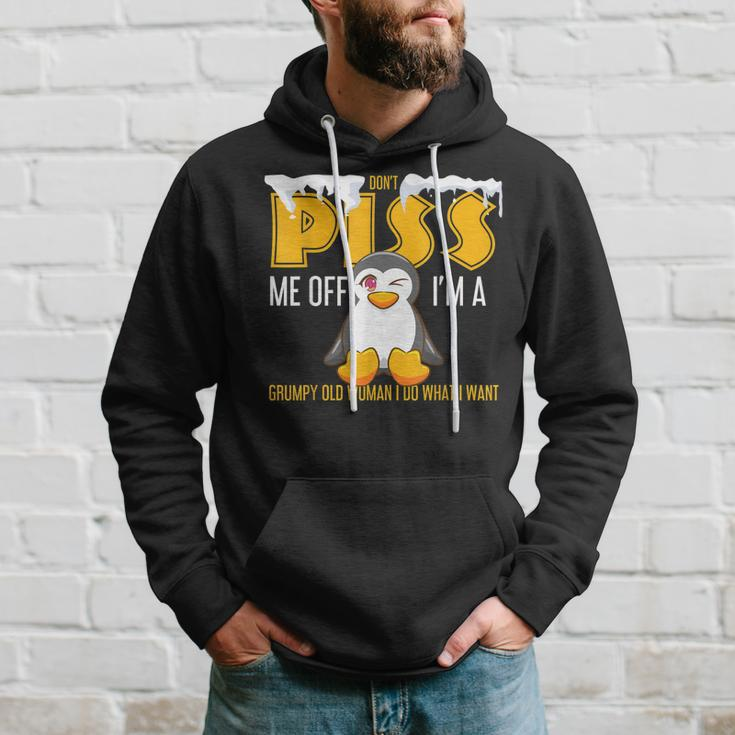 Im A Grumpy Old Woman I Do What I Want Funny Penguin Gifts Hoodie Gifts for Him