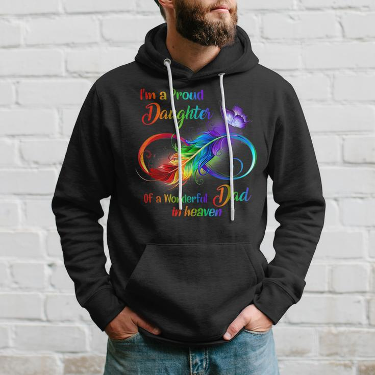 Im A Proud Daughter Of A Wonderful Dad In Heaven Hoodie Gifts for Him