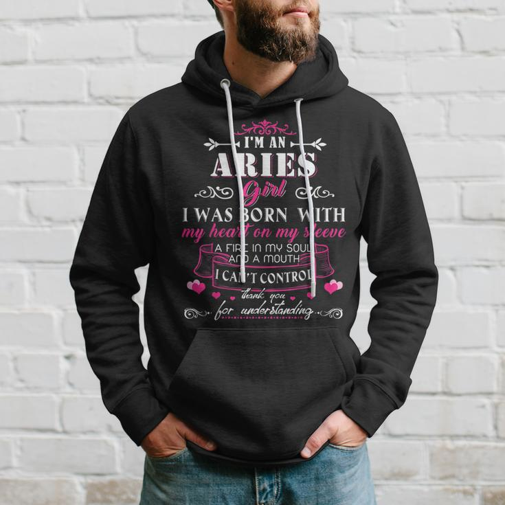 Im An Aries Woman Funny Aries Aries Funny Gifts Hoodie Gifts for Him