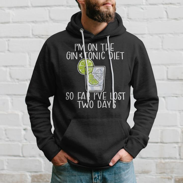 I'm On The Gin & Tonic Diet I've Lost 2 Days Joke Meme Hoodie Gifts for Him