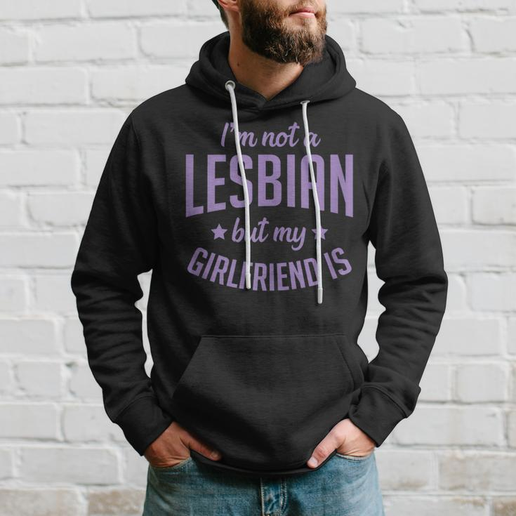 Im Not A Lesbian But My Girlfriend Is Funny Matching Couple Hoodie Gifts for Him