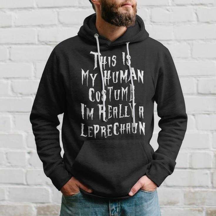 Im Really A Leprechaun Costume Funny Halloween Scary Leprechaun Funny Gifts Hoodie Gifts for Him