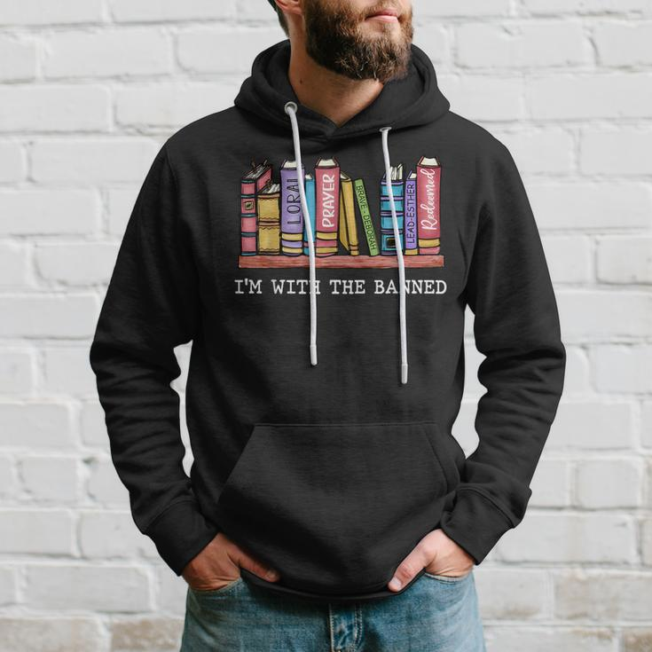 Im With The Banned Books I Read Banned Books Lover Hoodie Gifts for Him
