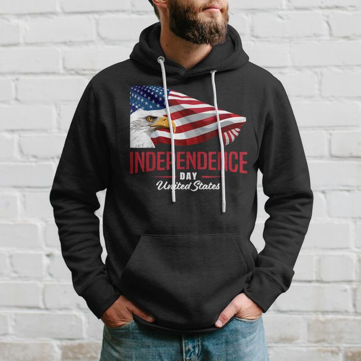Independence Day 4Th July Flag Patriotic Eagle Hoodie Gifts for Him
