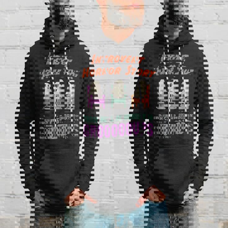 Introvert Shy Antisocial Horror Story Quote Kawaii Ghost Hoodie Gifts for Him