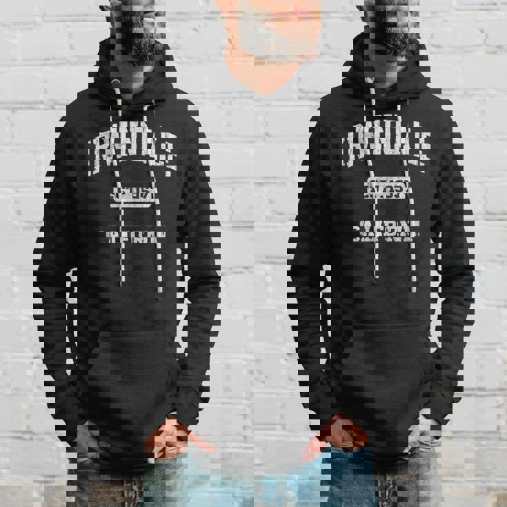 Irwindale California Ca Vintage State Athletic Style Hoodie Gifts for Him