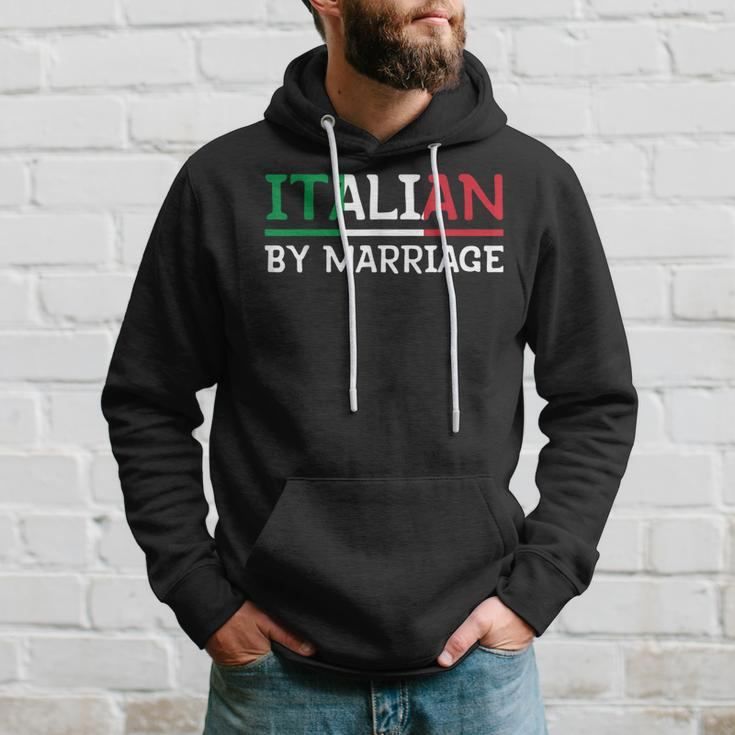 Italian By Marriage Italia Marriage Humor Hoodie Gifts for Him