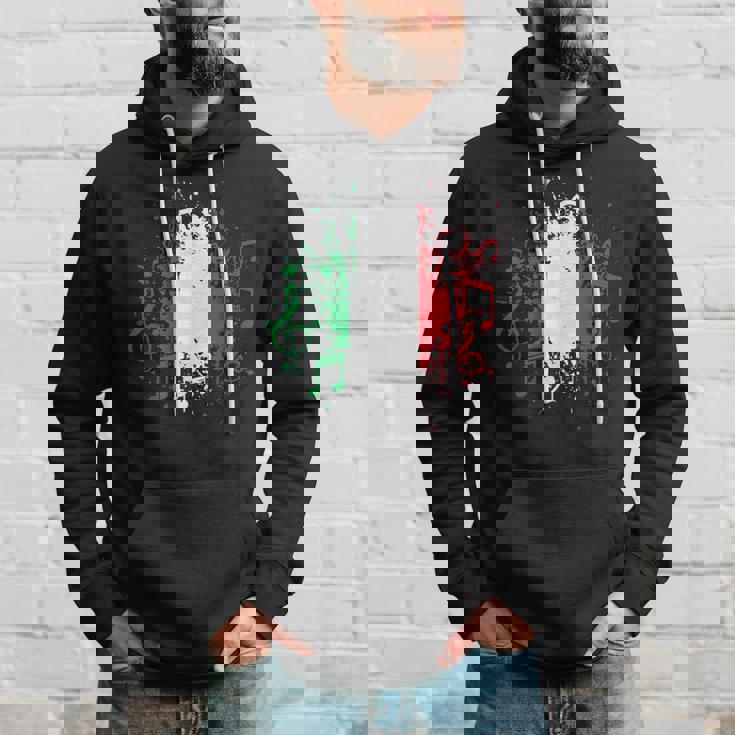 Italian Flag Music Italian Flag Hoodie Gifts for Him
