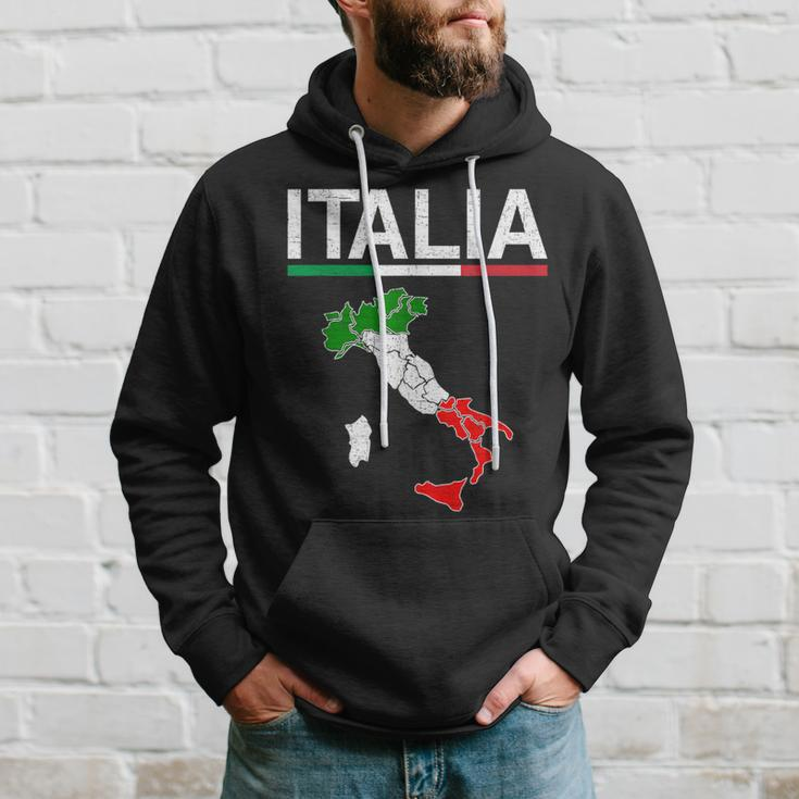 Italy Flag Vintage Italian Design Italia Hoodie Gifts for Him