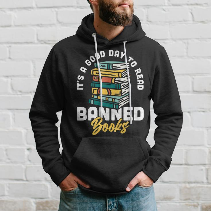 Its A Good Day To Read Banned Books Bibliophile Bookaholic Hoodie Gifts for Him