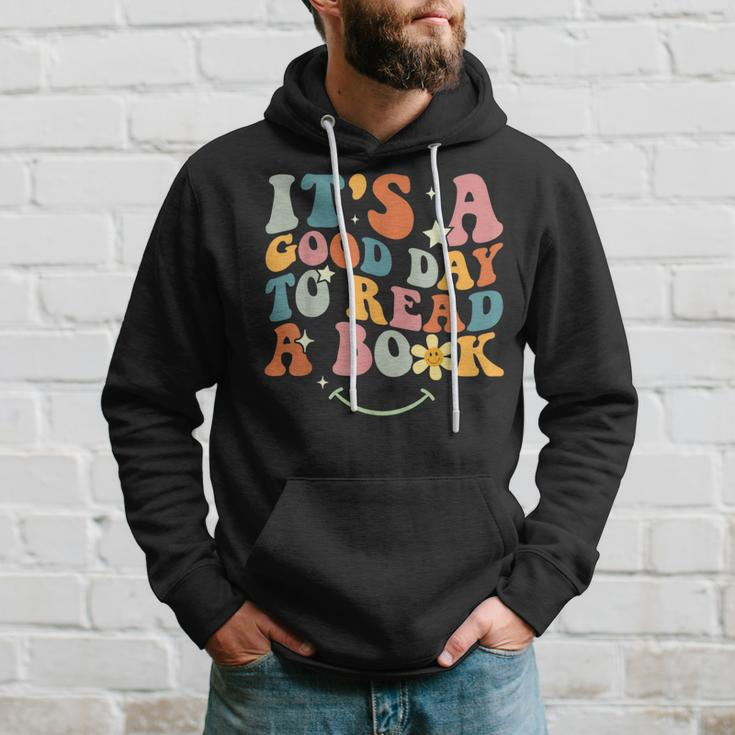 Its Good Day To Read Book Funny Library Reading Lovers Men Reading Funny Designs Funny Gifts Hoodie Gifts for Him
