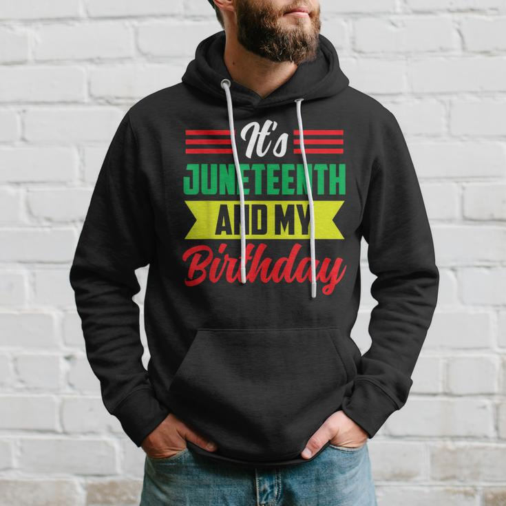 Its Junenth And My Birthday Africa American Black 1865 Hoodie Gifts for Him
