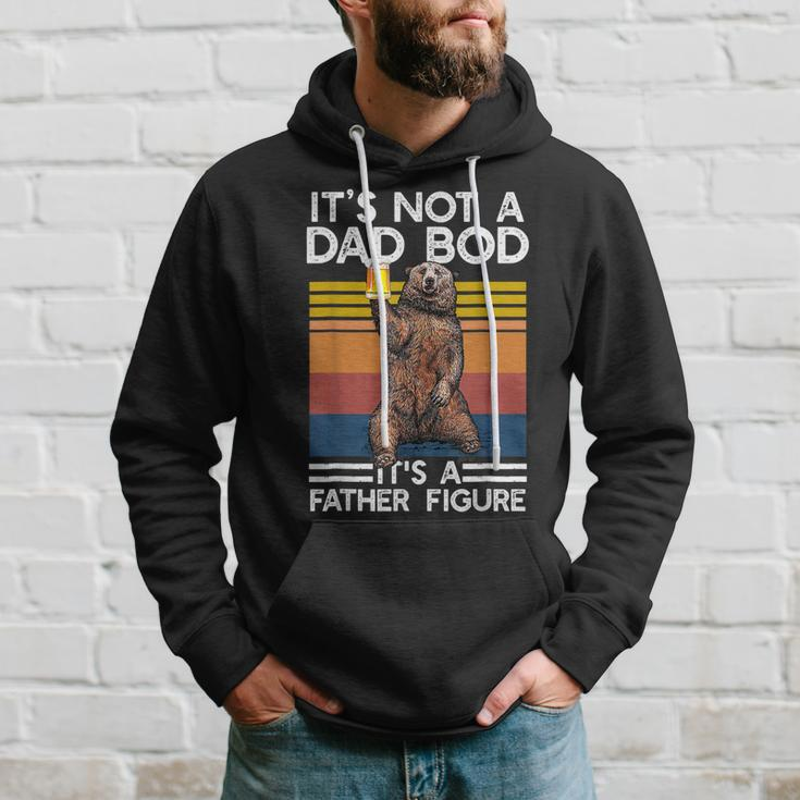 Its Not A Dad Bod Its A Father Figure Funny Bear Drinking Hoodie Gifts for Him