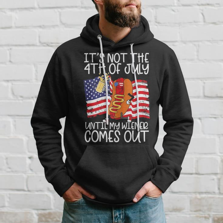 Its Not The 4Th Of July Until My Weiner Comes Out Graphic Hoodie Gifts for Him