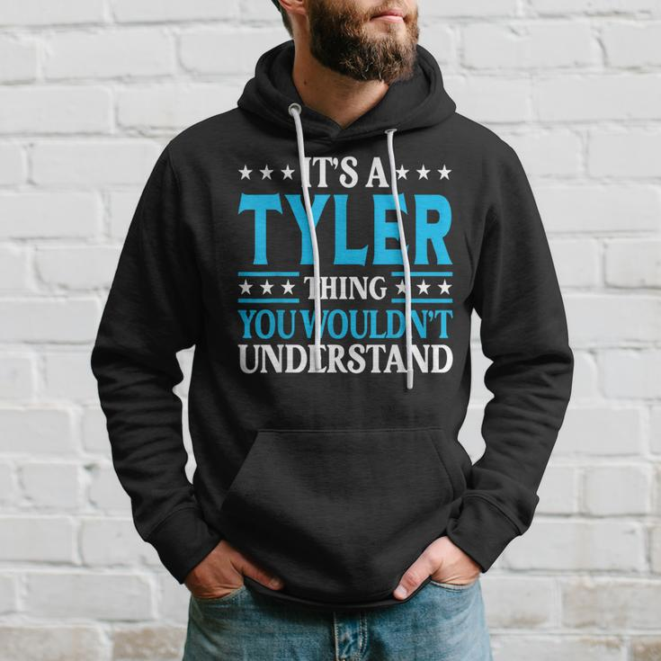 It's A Tyler Thing Surname Team Family Last Name Tyler Hoodie Gifts for Him