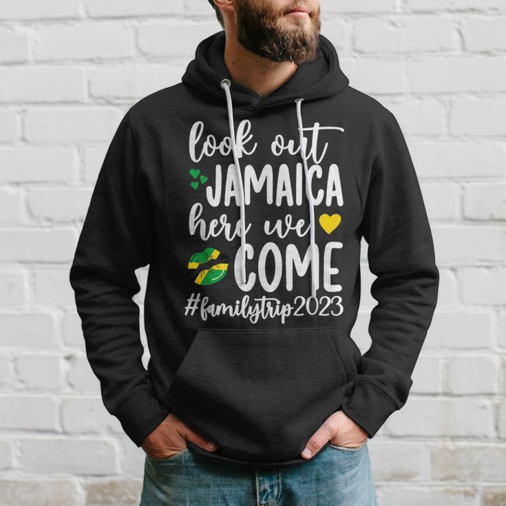 Jamaica Here We Come Family Trip 2023 Vacation Jamaica Hoodie Gifts for Him