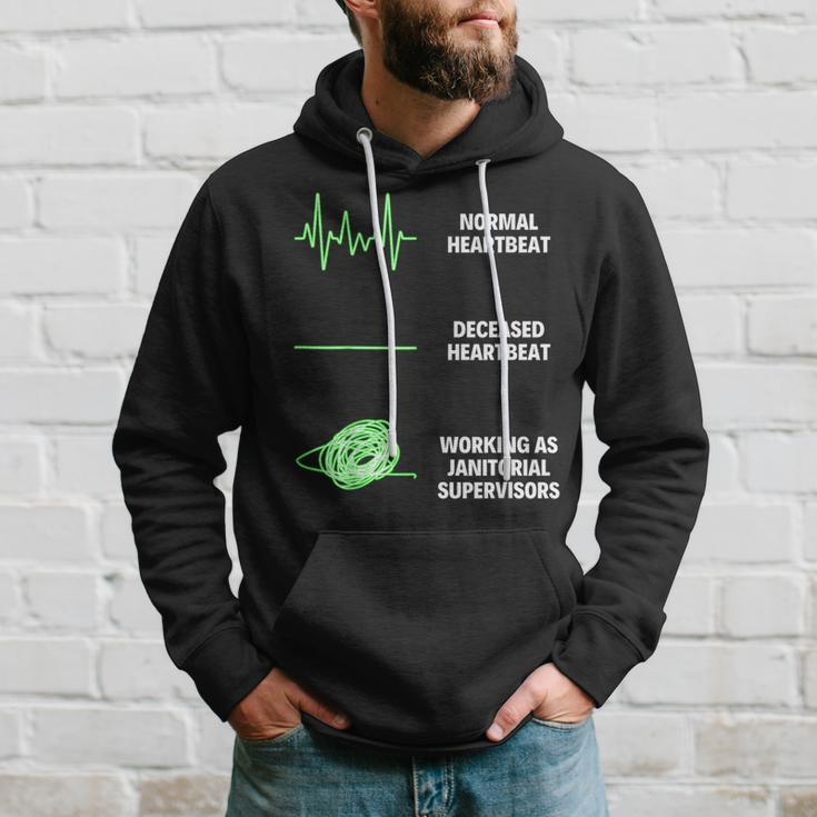 Janitorial Supervisors Job Profession Savvy Cleaner Worker Hoodie Gifts for Him